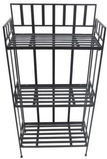 Santas Workshop Inc "46"" 3 Tier Shelf Black"