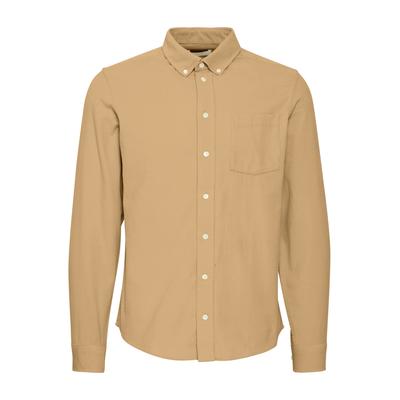 Langarmhemd CASUAL FRIDAY "Langarmhemd CFAton", Herren, Gr. XXL, N-Gr, braun (kelp), Obermaterial: 100% Baumwolle CO., Hemden
