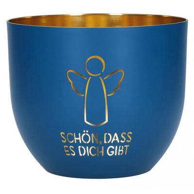 Metallwindlicht - Schön, dass es dich gibt
