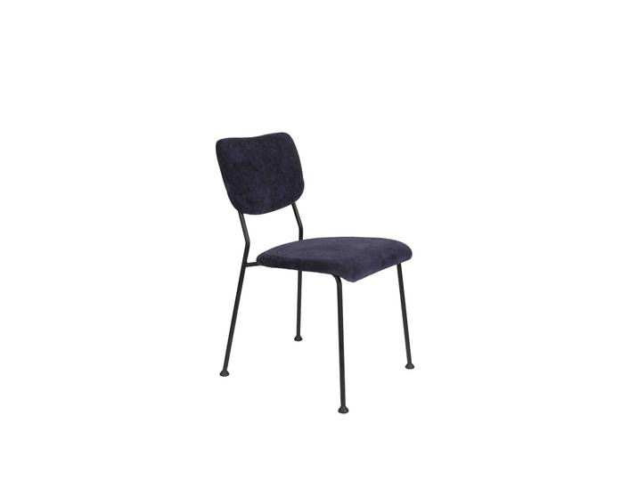 2er Set Zuiver Benson Esszimmerstuhl Stahl/Polyester