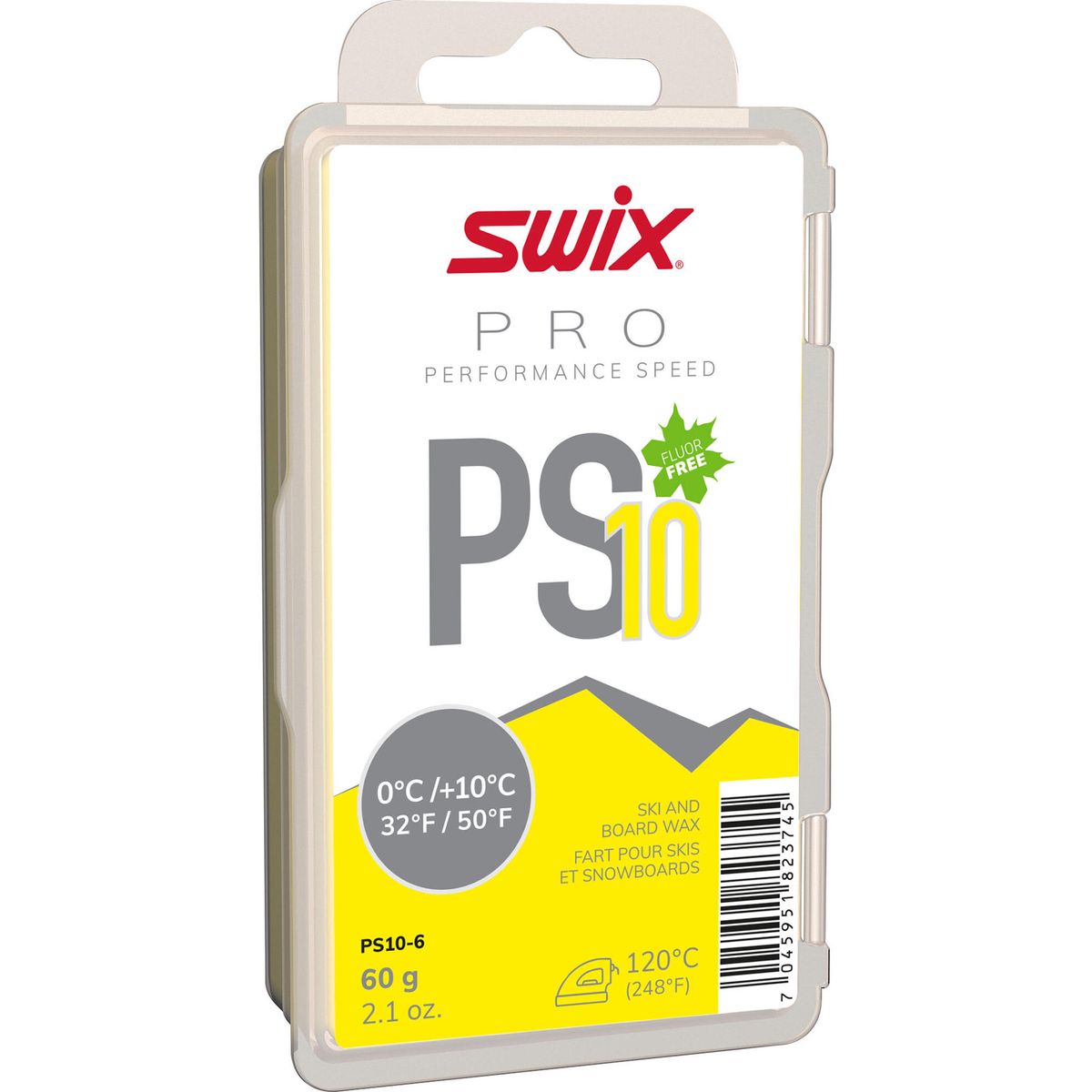 Swix PS10 Yellow, 0°C/+10°C, 60g neutral PS10-6