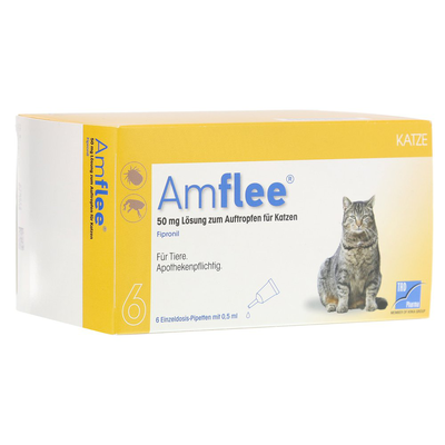 TAD Pharma GmbH AMFLEE 50 mg Spot-on Lösung z.Auftropfen f.Katzen 30 St 11099786