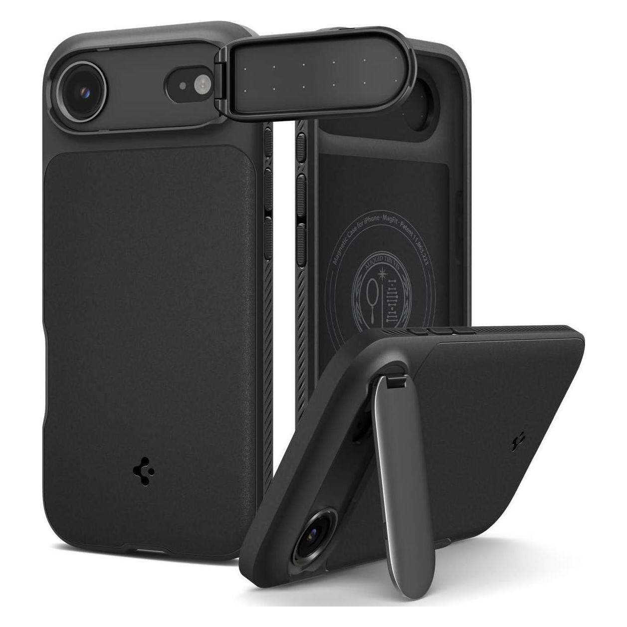 Spigen - Optik Armor MagSafe - iPhone 17 Air - Black (Apple iPhone 17) (ACS09930)
