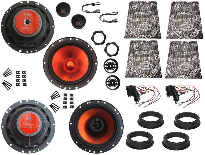 DSX JBL Lautsprecher für Skoda Rapid Bj 12-19 Tür Vorne hinten Dämmmatte Auto-Lautsprecher (130 W)