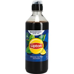 Sodastream Sirup Lipton Ice Tea Zitrone, Getränkesirup für ca. 9 Liter Fertiggetränk, 440 ml