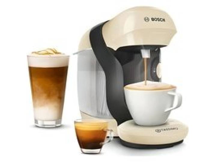 Machine à café multi-boissons compacte Tassimo Style - BOSCH TAS1107 - Coloris Vanille - 40 boissons - 0 7l - 1400W