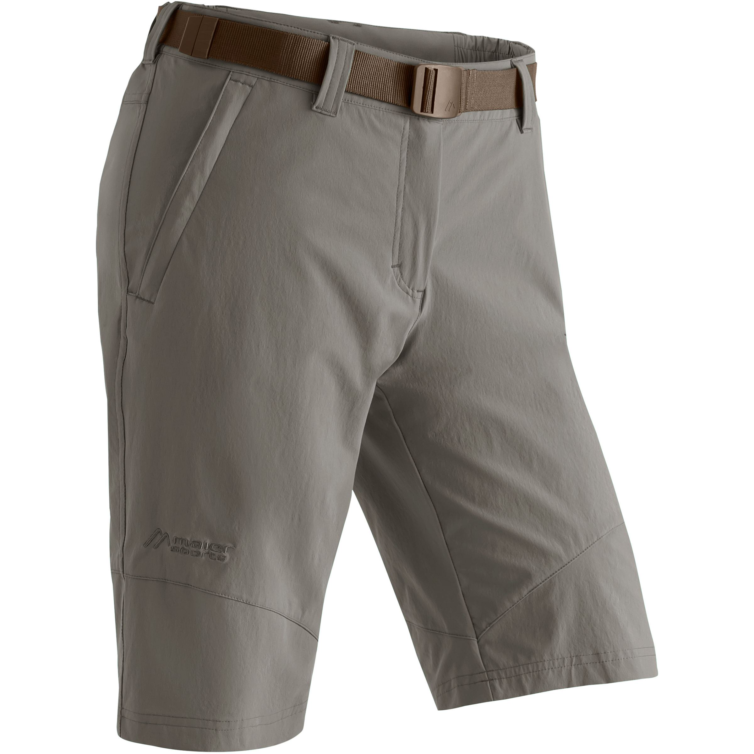 Maier Sports Lawa Damen Kurze Hosen braun Größe XL Camping Widerstandsfähig Wasserabweisend