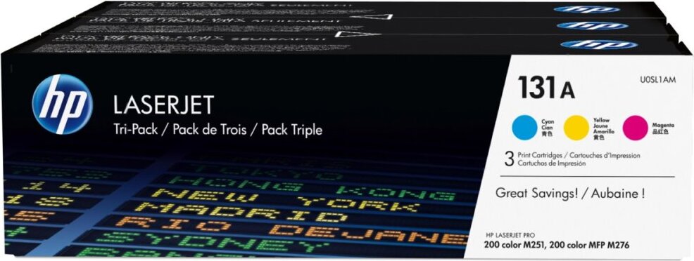 HP Set Toner 131A Dreierpack - CMY