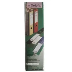 DURABLE 809004 Durable Rückenschilder ORDOFIX® - lang/breit, gelb, 10 Stück