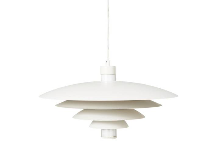 Signature Lustre Nordlicht weiß D.50cm, Weiß, Metall, LED integrated, 50x100x52.5 cm, Lampen & Leuchten, Innenbeleuchtung, Deckenleuchten, Deckenleuchten