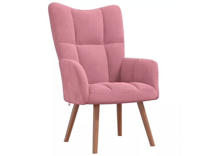 VidaXL - Relaxsessel samt, One Size, Pink