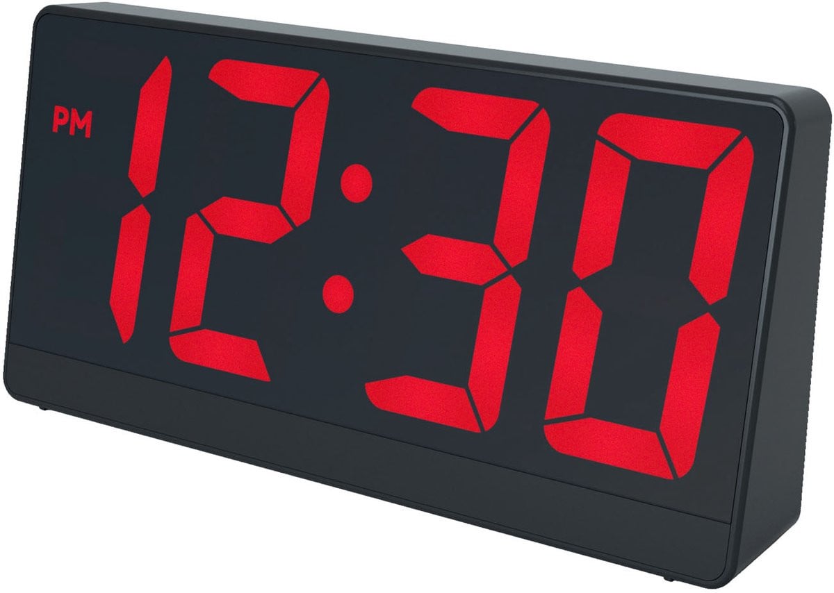 Caliber Digitale Wekker met Dimbaar Display en USB-oplader