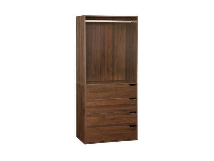 sweeek - Module dressing décor bois 4 tiroirs 1 penderie NEPAL