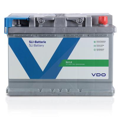 Continental Starterbatterie L3 80Ah 750A [Hersteller-Nr. 2800012023280] für Hyundai, Infiniti, Skoda, Jeep, Chevrolet, Seat, Kia, Dacia, VW, Fiat, Rov