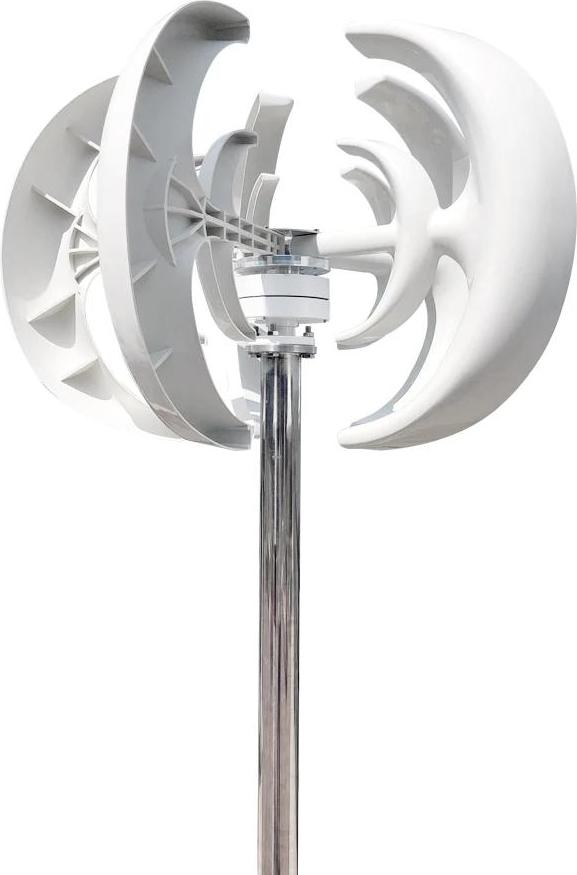 Vertikale Windturbine, langlebige Konstruktion, effiziente Energieerzeugung, weiß 2-a, 3000W-a, 24V