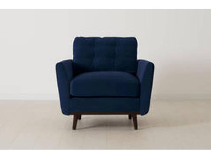 Sessel Model 10, Indigoblau