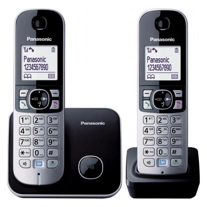 Panasonic KX-TG6812 DECT-Telefon Anrufer-Identifikation (KX-TG6812PDB)