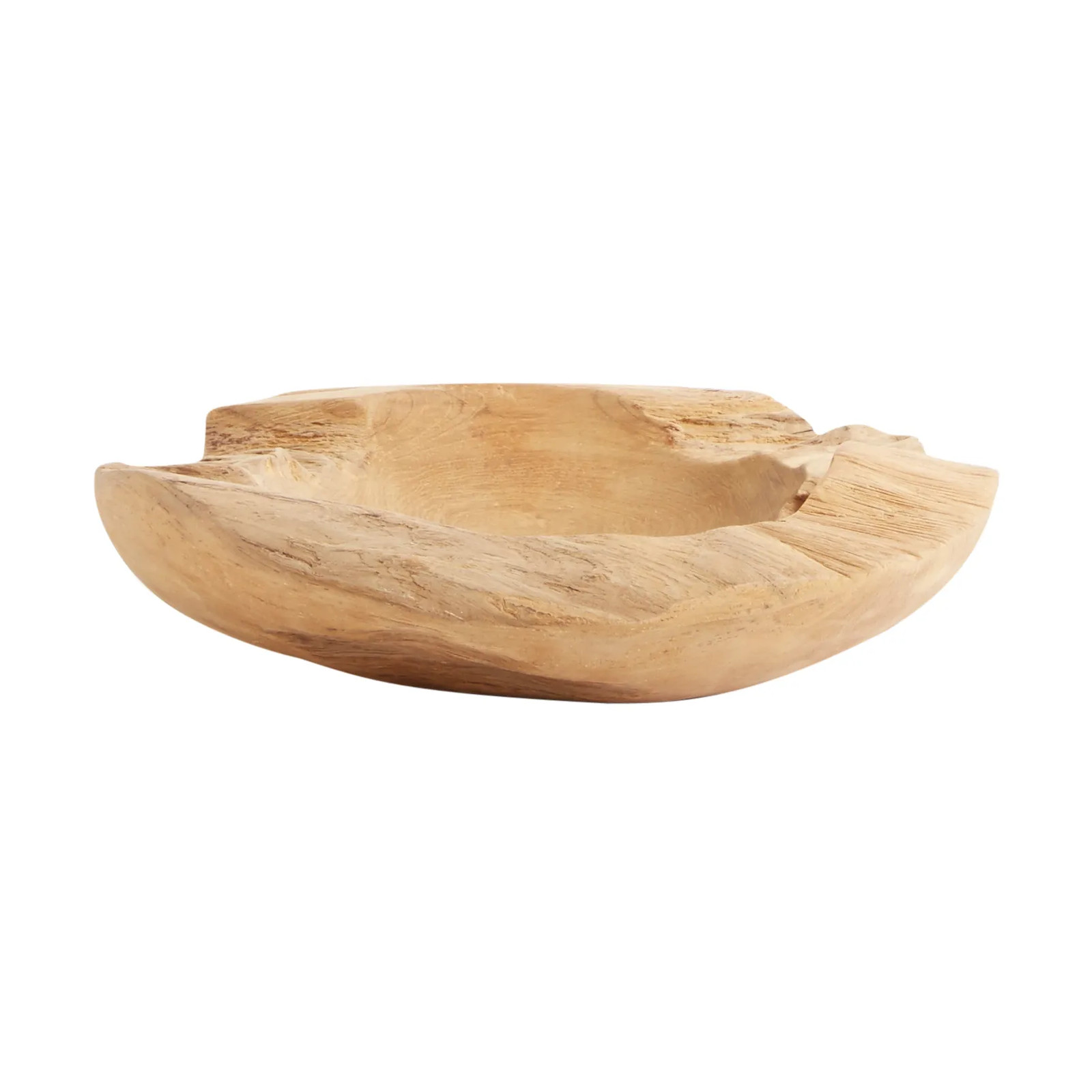 MUUBS Schaal Rustic teakwortel Naturel Ø30 cm