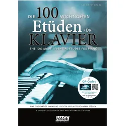 Die 100 wichtigsten Etüden für Klavier + 2 CDs, Fachbücher von Gerhard Kölbl, Helmut Hage