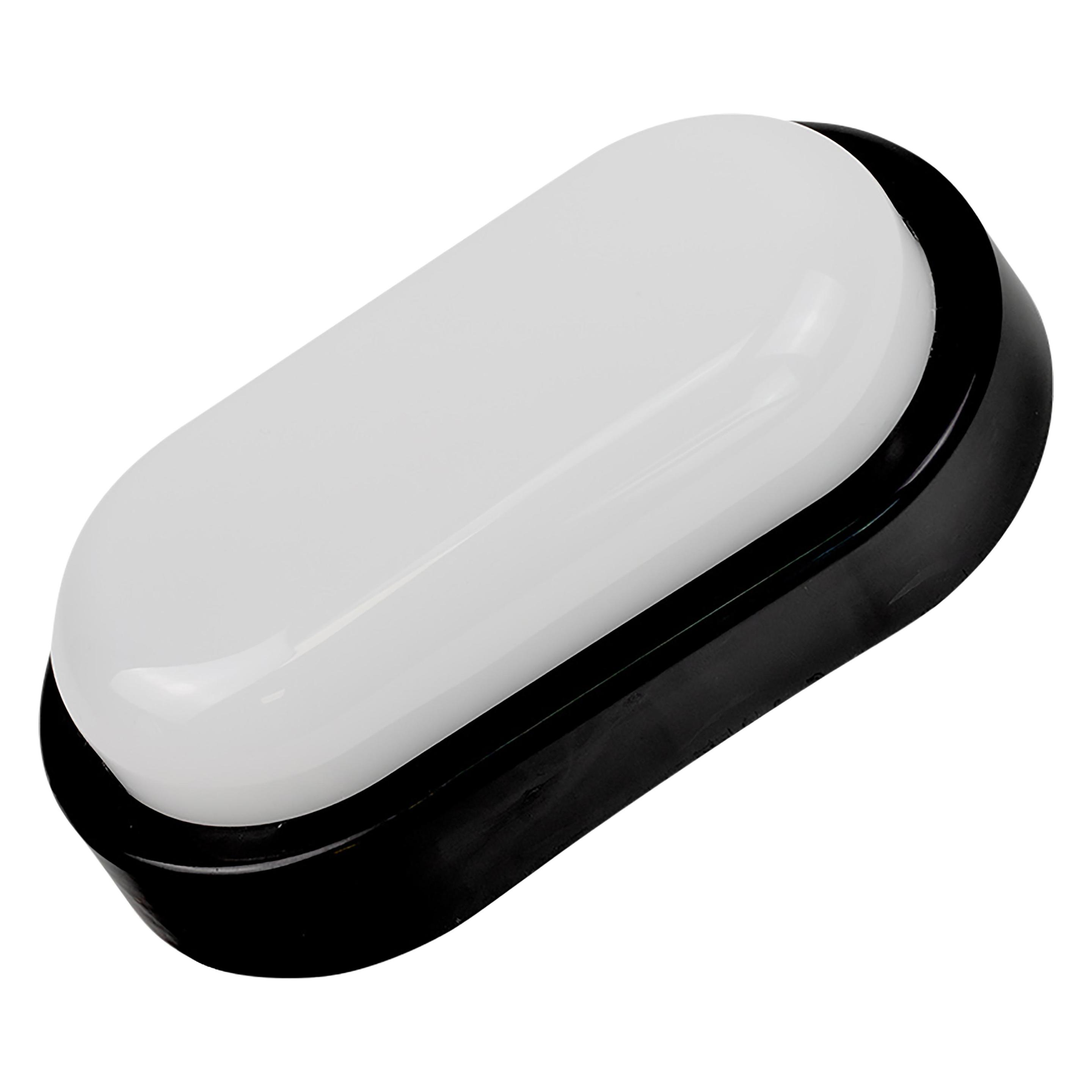 Luxula LED-Kellerleuchte, 12W, EEK: F, 1080lm, CCT, IP54, schwarz (1080 lm) (LX300236)