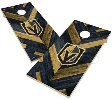 Skip's Garage Vegas Golden Knights NHL Cornhole Board Set