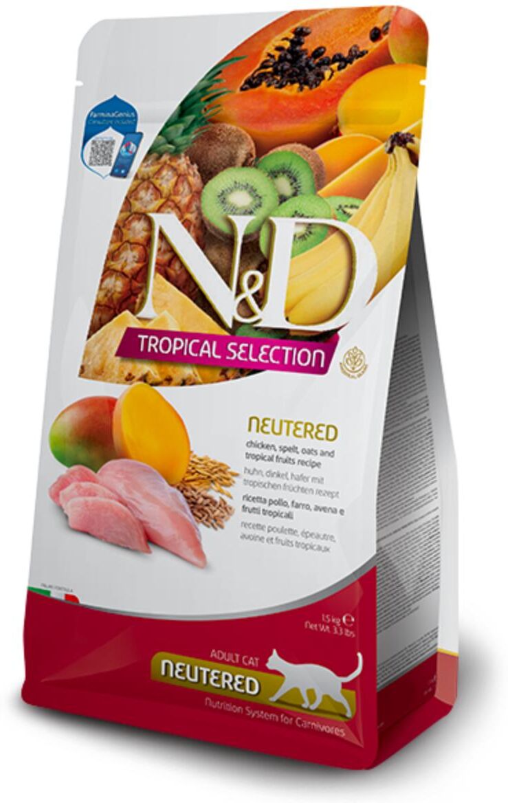 N&D Cat Tropical Selection Neutered Adult Pollo 1.5KG