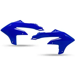 UFO, Motorrad Zubehör, UFO-Kühlerschutzgitter für Yamaha YZF 450 (23-25) und YZF 250 (24-25), blau