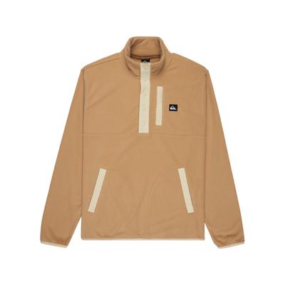 Fleecejacke QUIKSILVER "No Destination", Herren, Gr. XXL, beige (khaki), Obermaterial: 100% Polyester., Jacken Fleecejacke