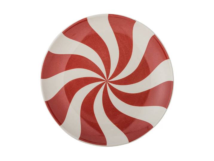 Bloomingville Yule bord Ø23 cm Natuur-rood