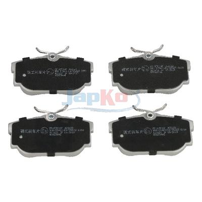 JAPKO Bremsbelagsatz, Scheibenbremse 510301 Hinterachse für VW
