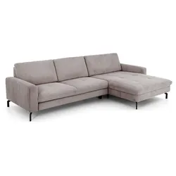 ComfortPlan Ecksofa Huelva Cord Rosa Rose