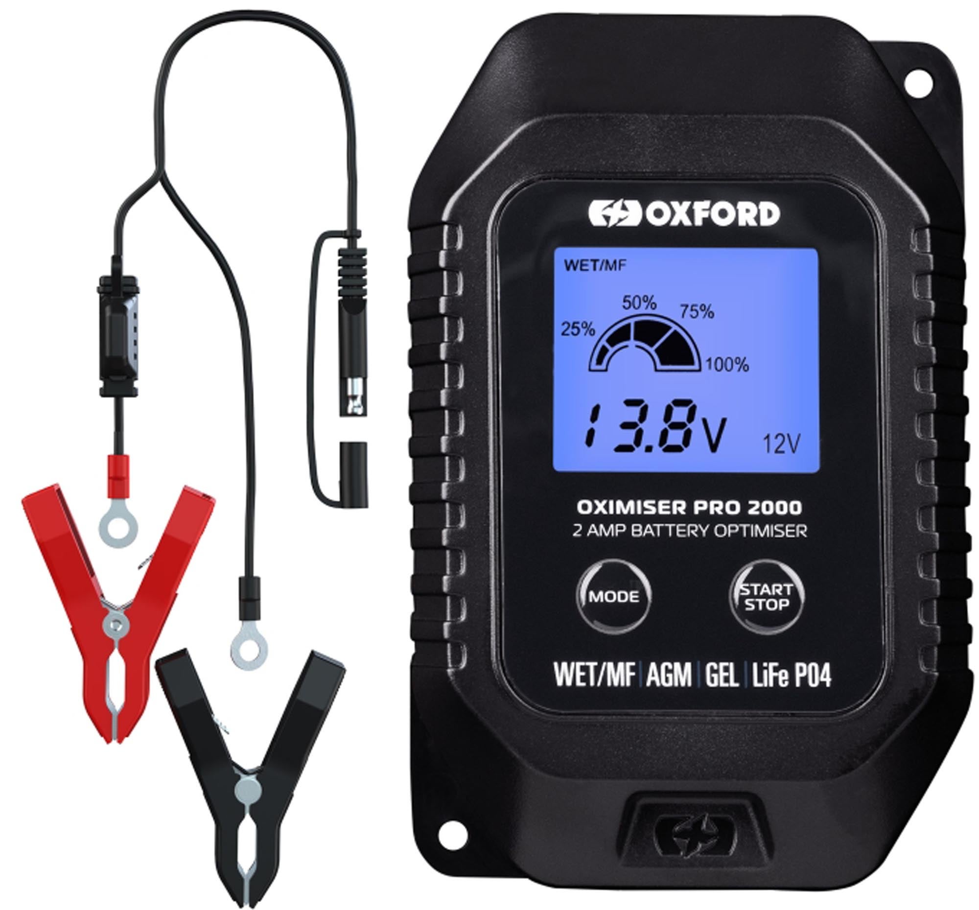 Oxford Oximiser Pro 2000 Ladegerät UK Stecker EL203