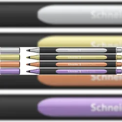 Schneider ML02011501 020 Fineliner farbsortiert 1,0 - 2,0 mm 4St.