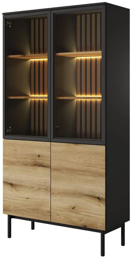 Metro 100 cm W Highboard Oak 188cm H X 100cm W X 39cm D