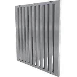 Stalgast Edelstahl Flammschutzfilter Typ B 500x500x20 mm