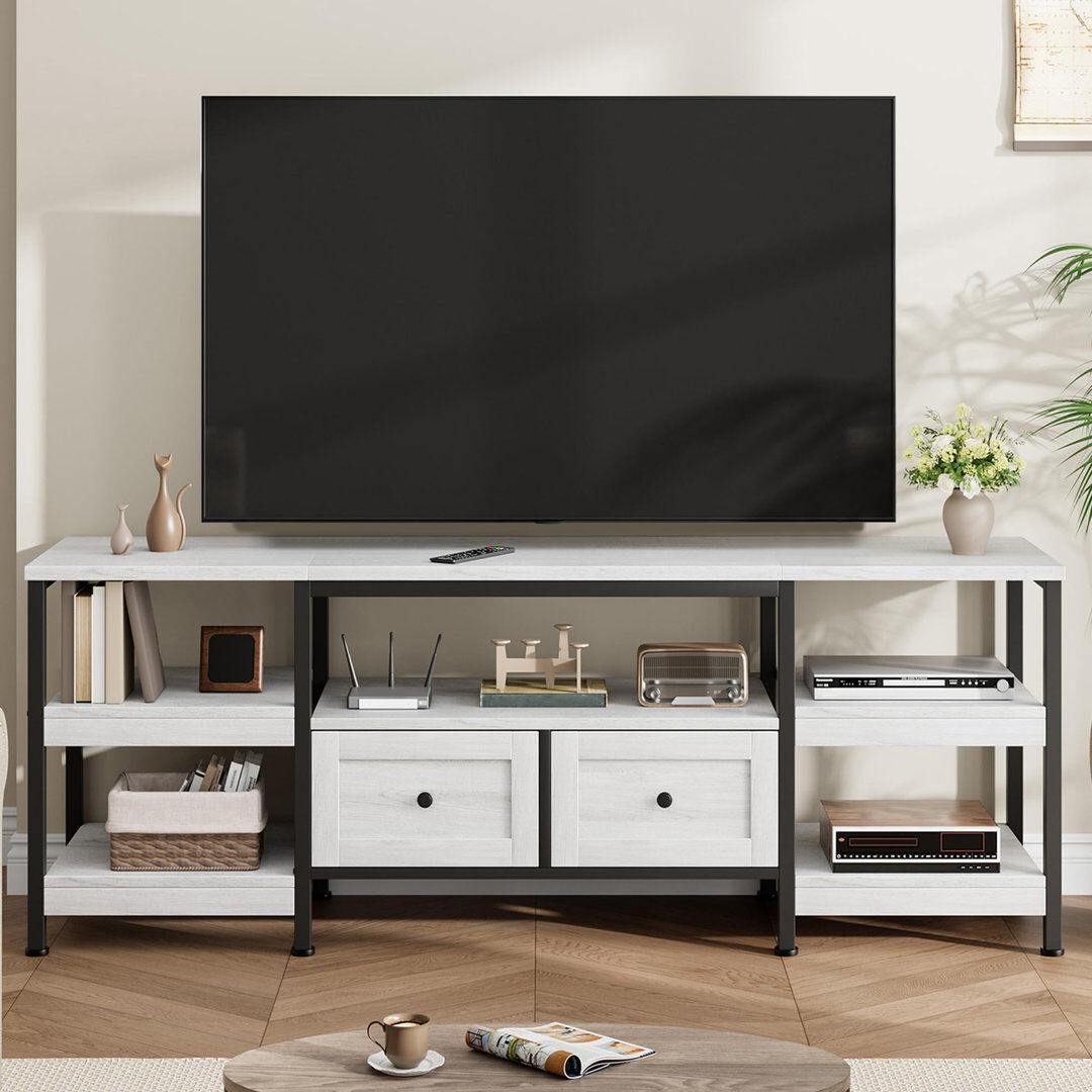 Latitude Run TV Stand for TVs up to 58" White 58"