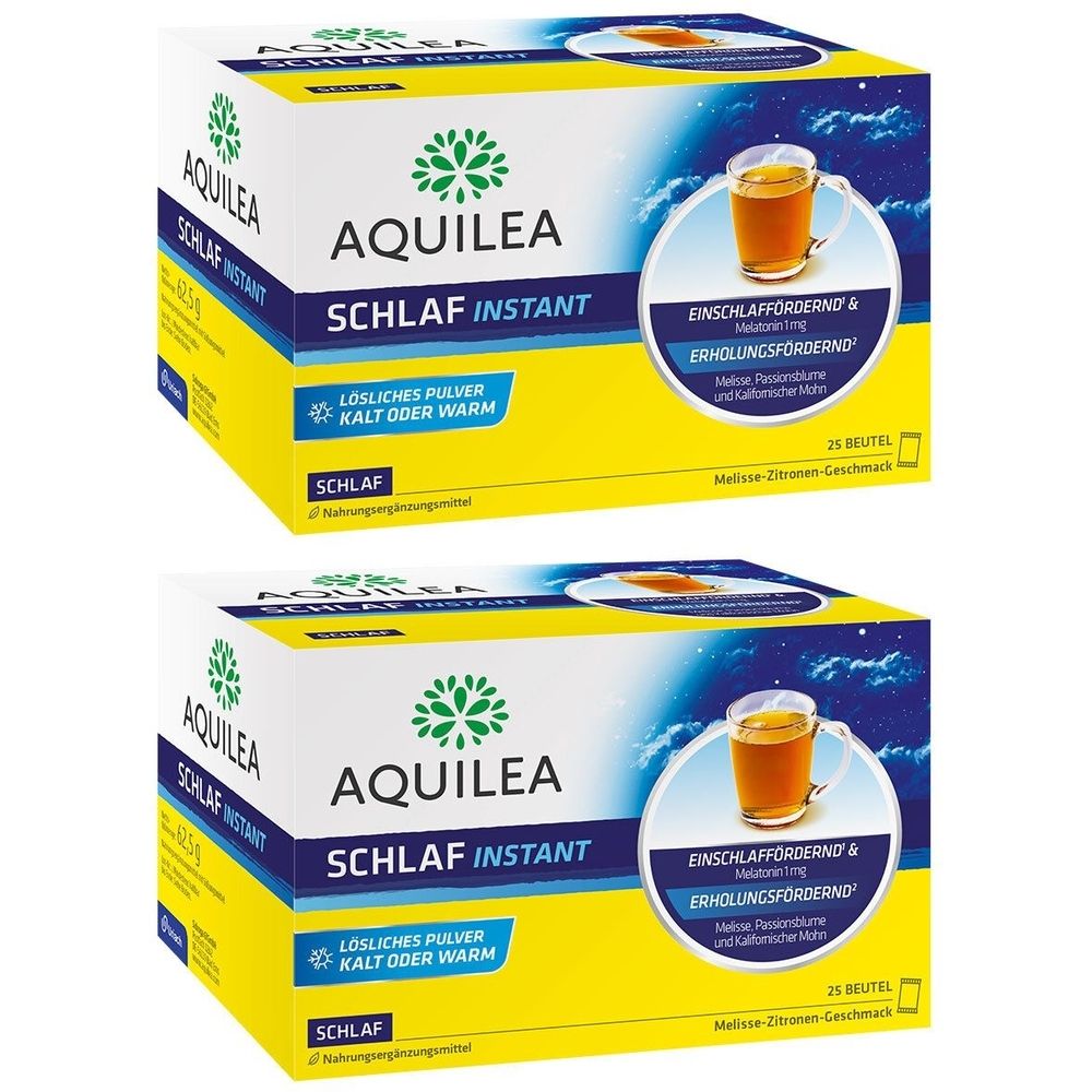 Aquilea Schlaf Instant Pulver Beutel 2x 2x25 St