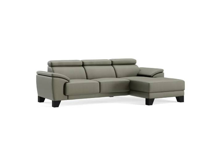 Ecksofa Lynn 2.0, Johann Jakob, kat. j, mercury oliv, Leder