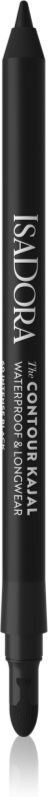 IsaDora Contour Kajal kajal eyeliner shade 60 Intense Black 1,2 g