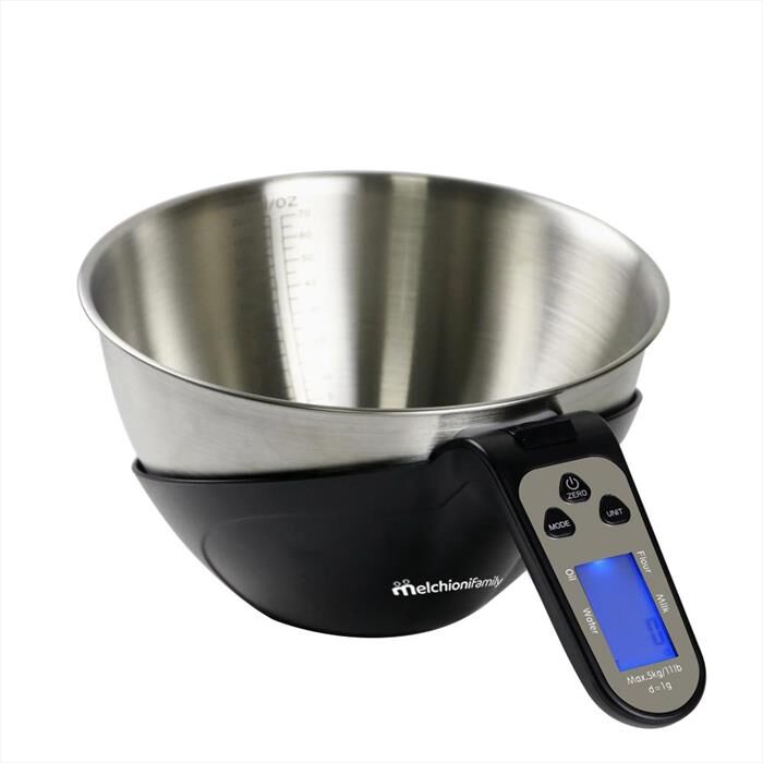 MELCHIONI FAMILY Bilancia Da Cucina Equilibra-grigio / Nero