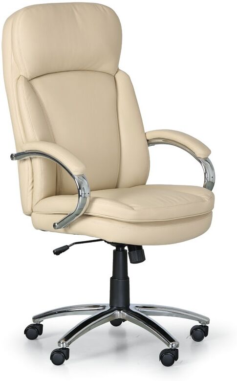 B2B Partner Leder-Bürosessel LAYER, beige