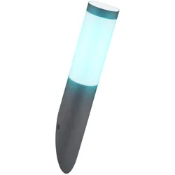 Wand Lampe FERNBEDIENUNG Garten Fackel Außen Hof Leuchte dimmbar im Set inkl. RGBLED Leuchtmittel