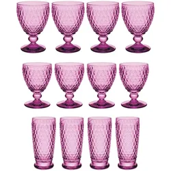 Villeroy & Boch Boston Berry Wein- & Longdrinkgläser 12er Set