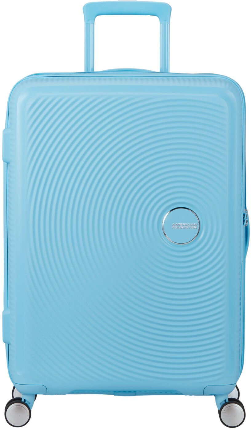 American Tourister Soundbox 67cm 4-Wheel Expandable Suitcase - Blueberry Fizz