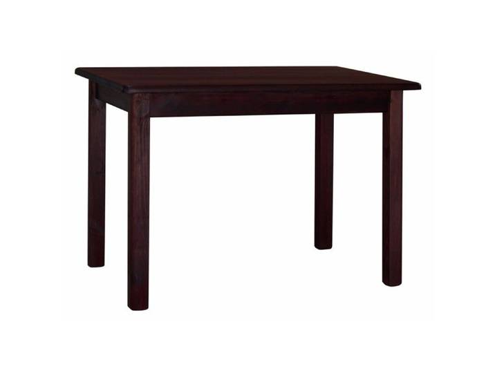 Table à manger KOMA KM217514 en pin massif 60 x 50 cm teinte noyer