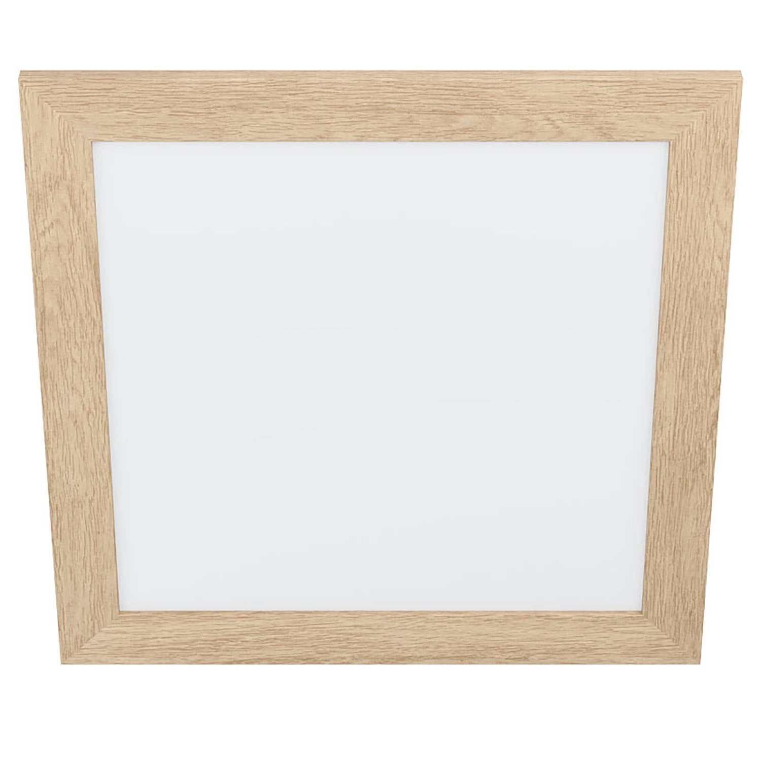 home24 LED-plafondlamp IV bruin B: 50 cm, D: 5 cm, H: 50 cm