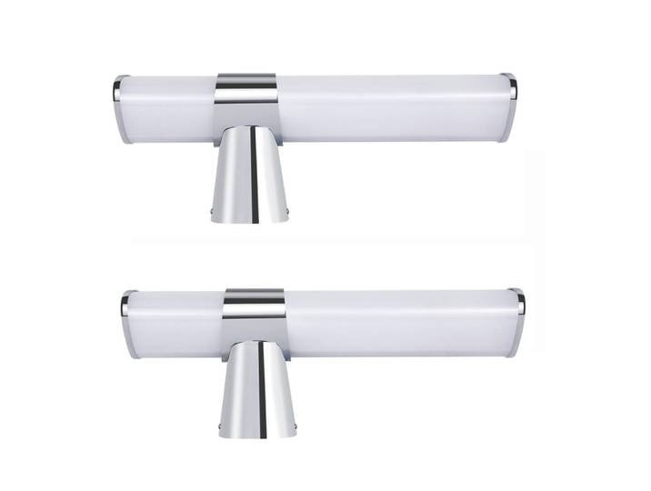 Applique miroir pc argenté 35x12.8x6.8cm led