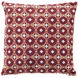 Dutch Decor Kissenhülle 'Lennox' 45 x 45 cm Maroon Banner - Rot