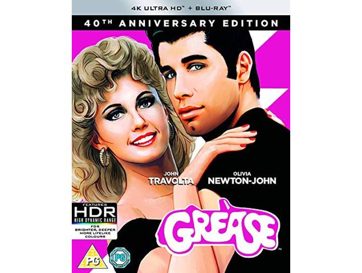 Grease 40th Anniversary 4K UHD (4K UHD Plus BD) [Blu-ray] [2018] [Region Free]