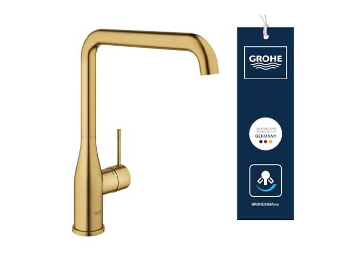 GROHE Essence, Küchenarmatur, 360° schwenkbar, hoher Auslauf, Hochdruck